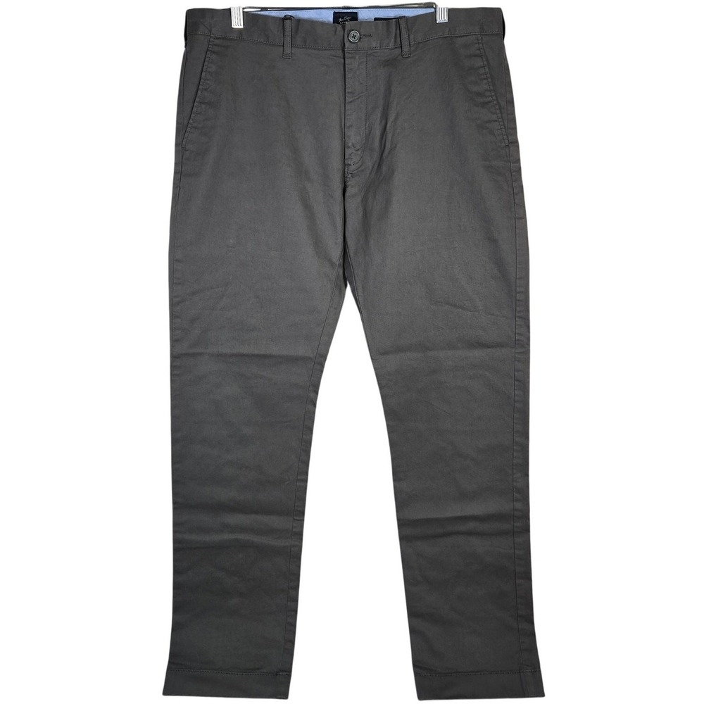 J. Crew Flex slim-fit Driggs khaki pant in Coal Grey 36/32 NWT